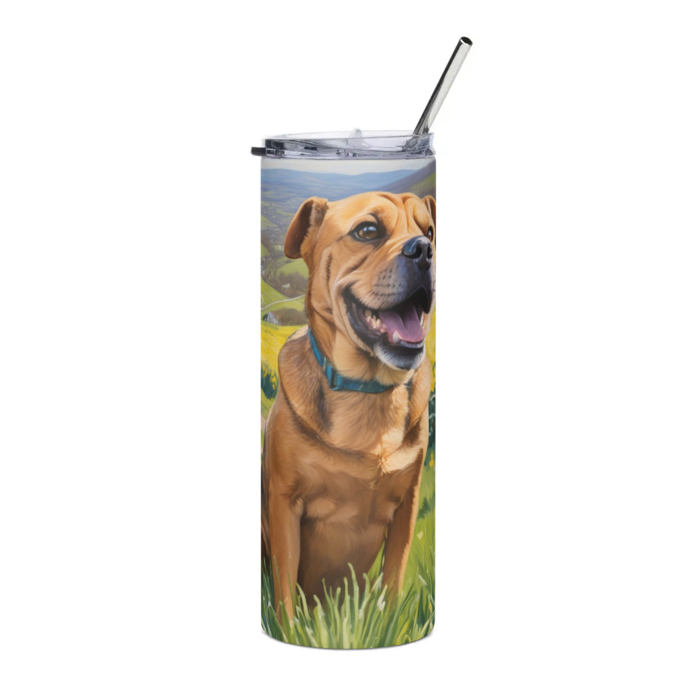 PugMug Custom Halina Stainless Steel Tumbler