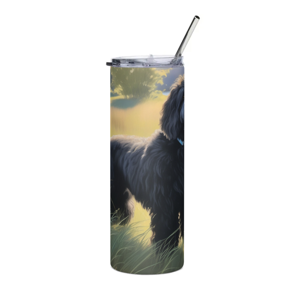 PugMug Custom Portuguese Water Dog Stainless Steel Tumbler