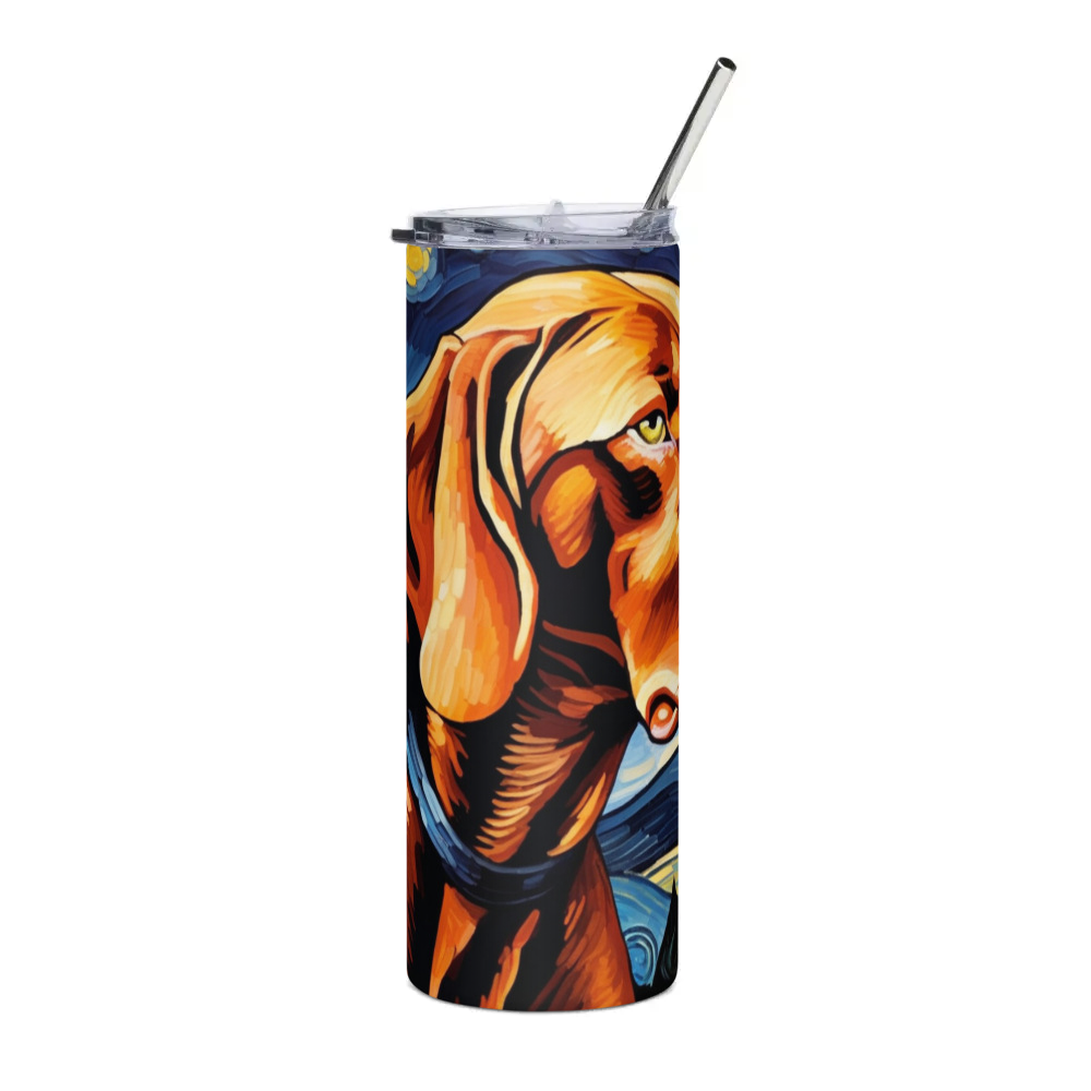PugMug Custom Vizsla Stainless Steel Tumbler