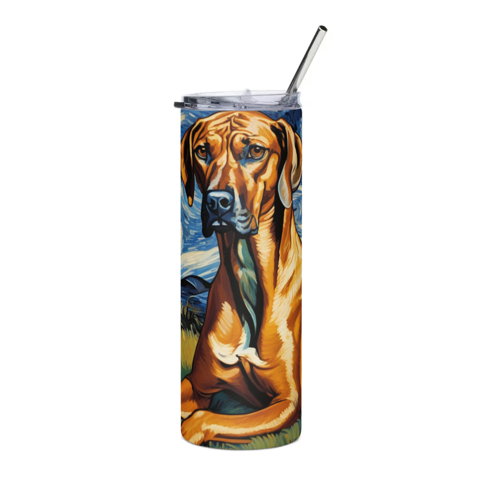PugMug Custom Rhodesian Ridgeback Stainless Steel Tumbler