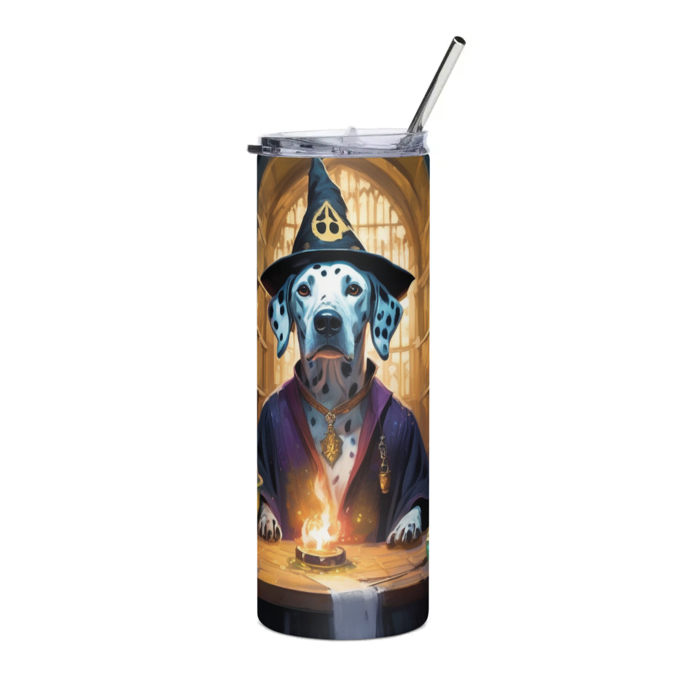 PugMug Custom Dalmatian Stainless Steel Tumbler