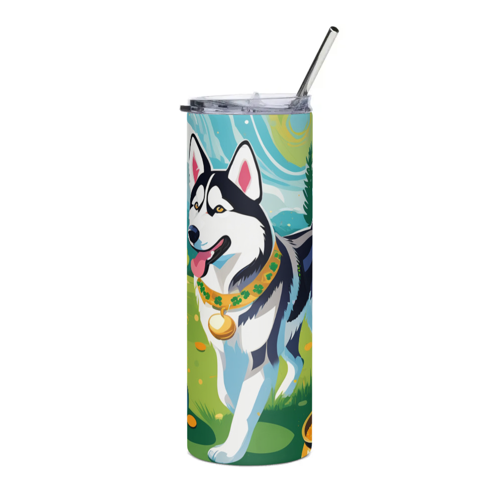 PugMug Custom Siberian Husky Stainless Steel Tumbler