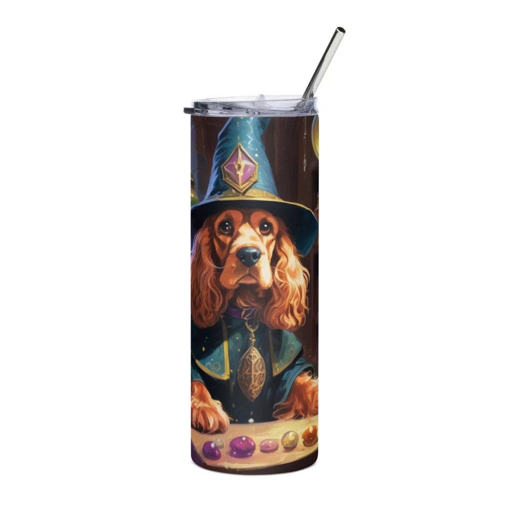 PugMug Custom Cocker Spaniel Stainless Steel Tumbler