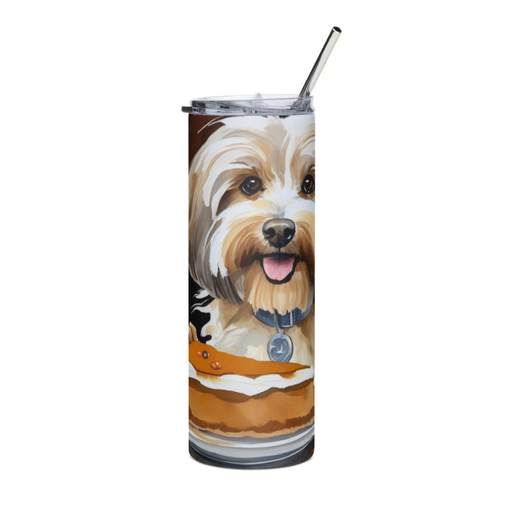 PugMug Custom Tan Havanese Dog Stainless Steel Tumbler