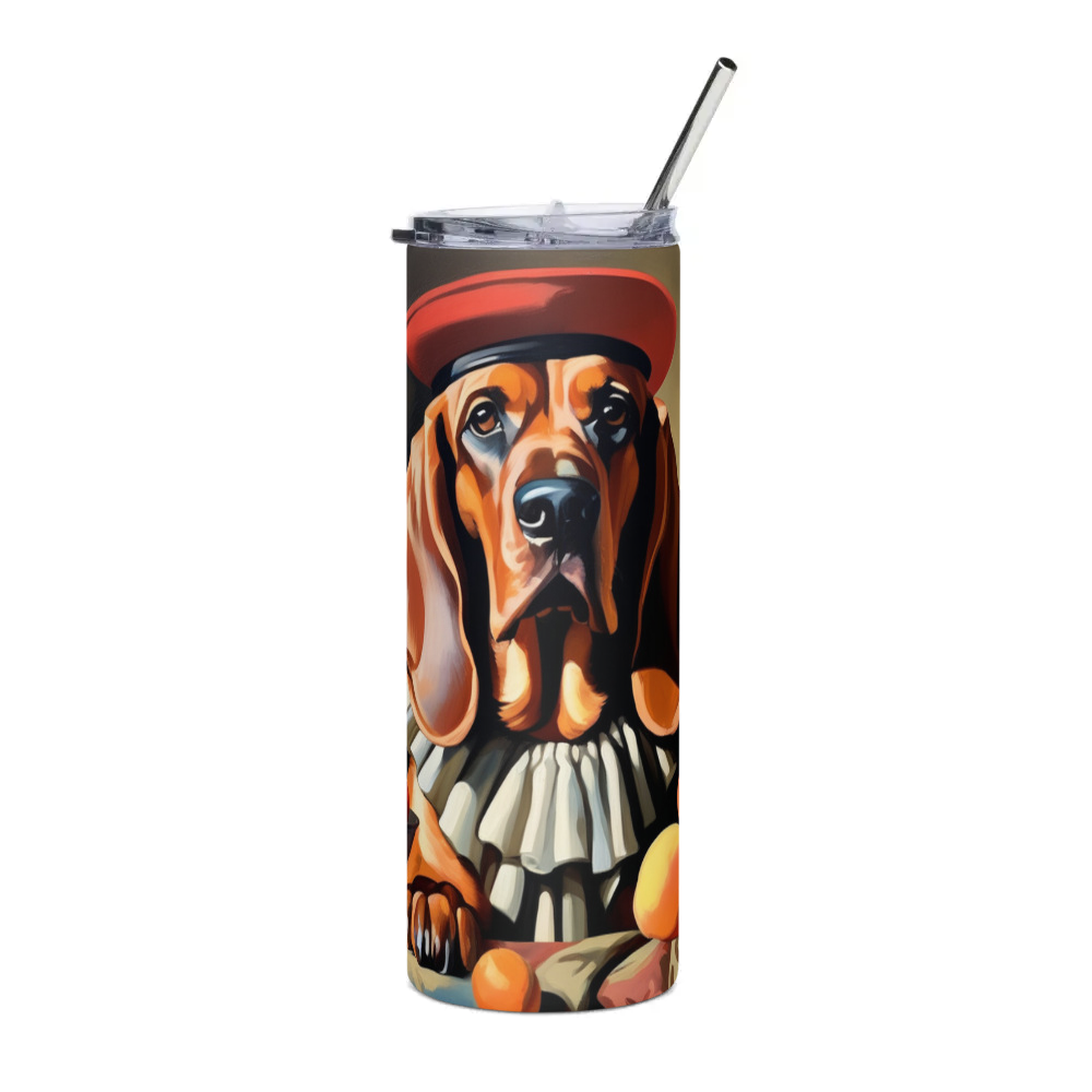 PugMug Custom Bloodhound Stainless Steel Tumbler
