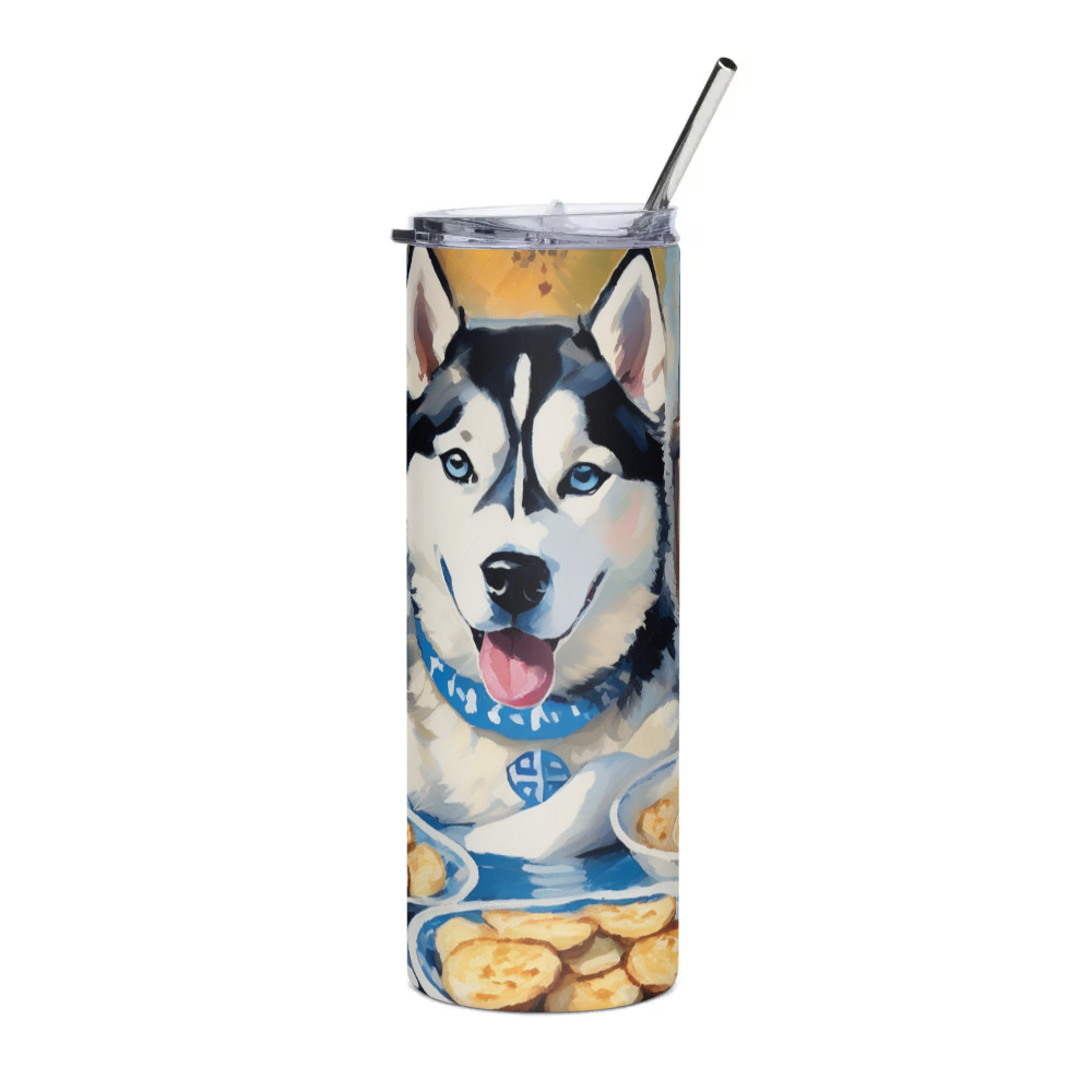 PugMug Custom Siberian Husky Stainless Steel Tumbler