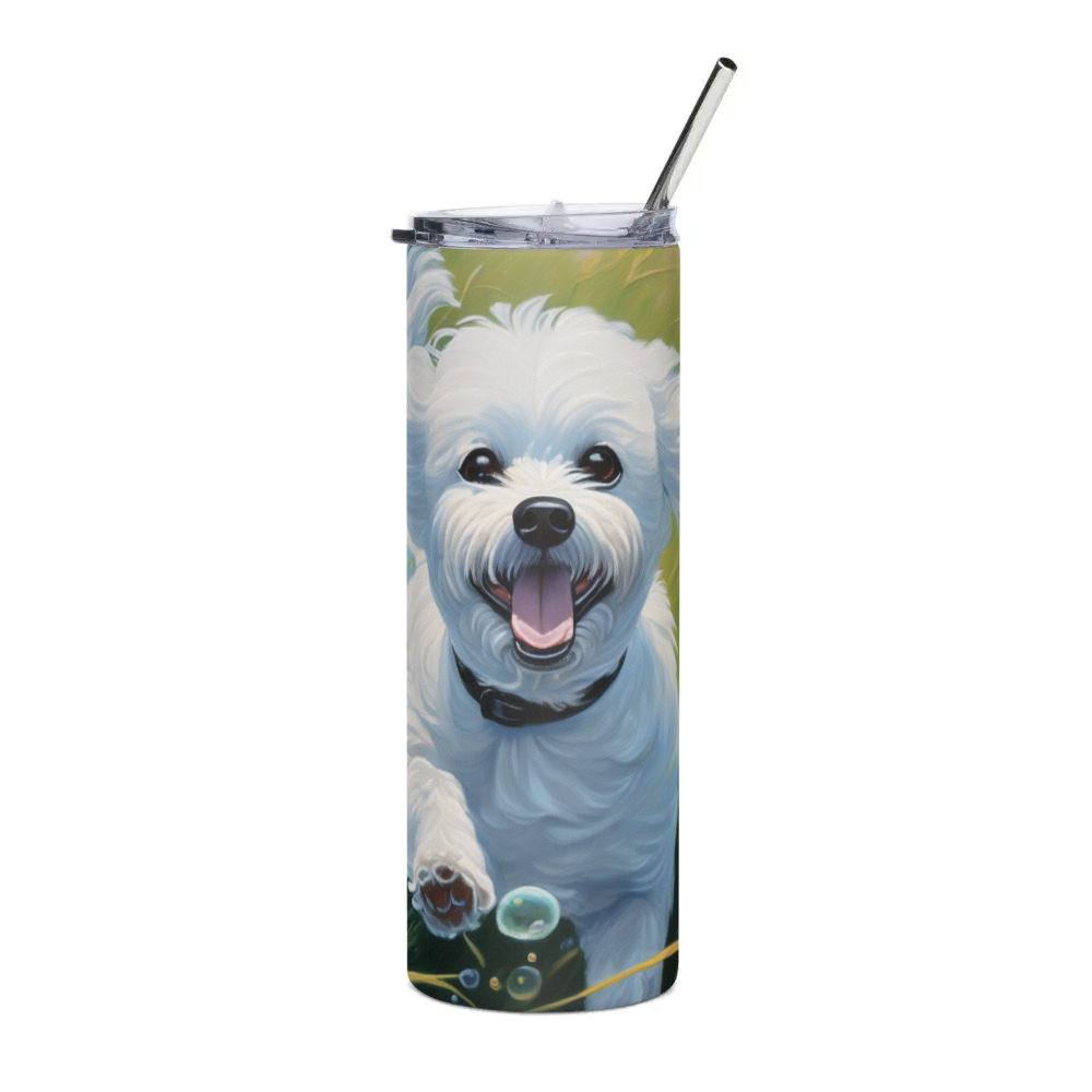 PugMug Custom Bichons Frise Stainless Steel Tumbler