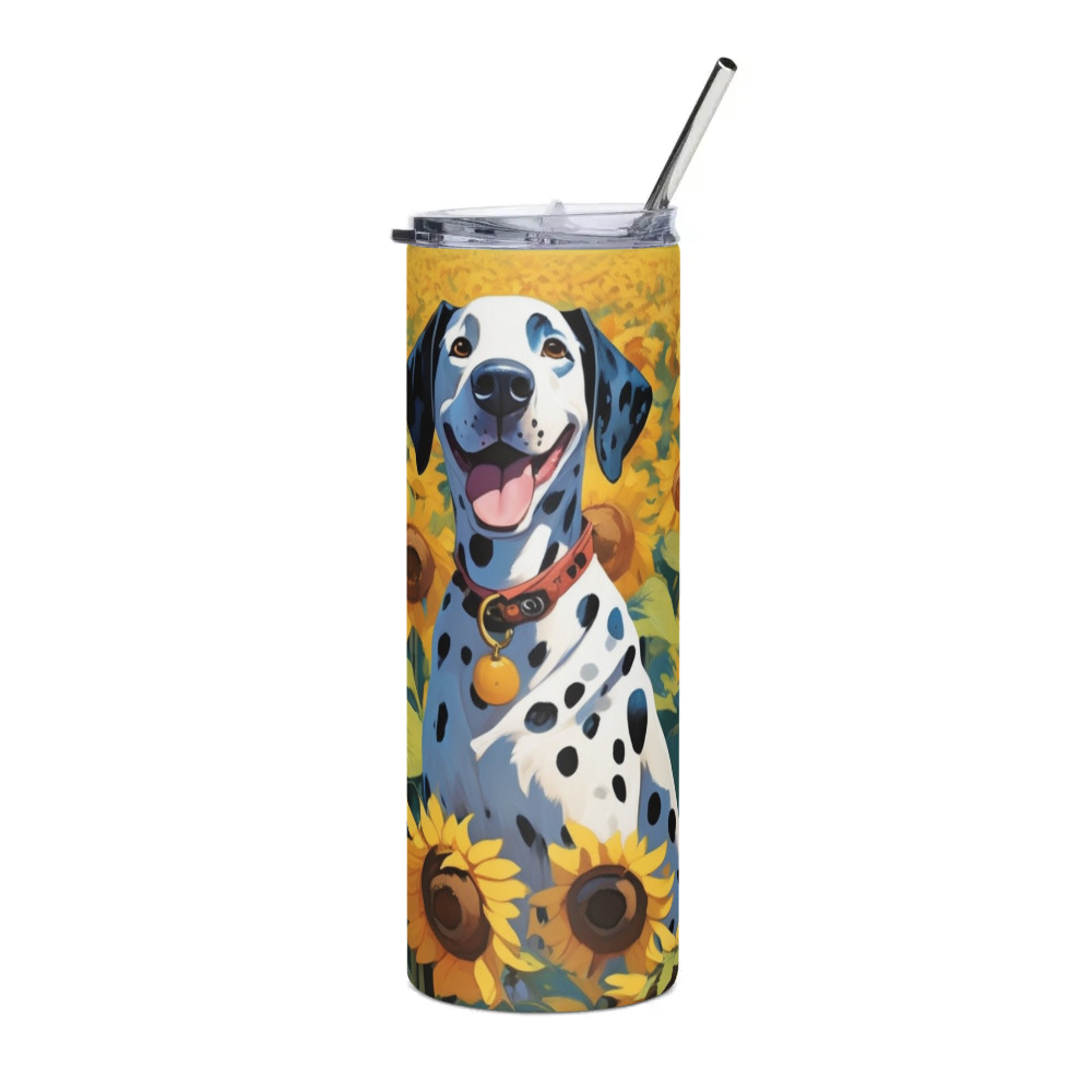 PugMug Custom Dalmatian Stainless Steel Tumbler