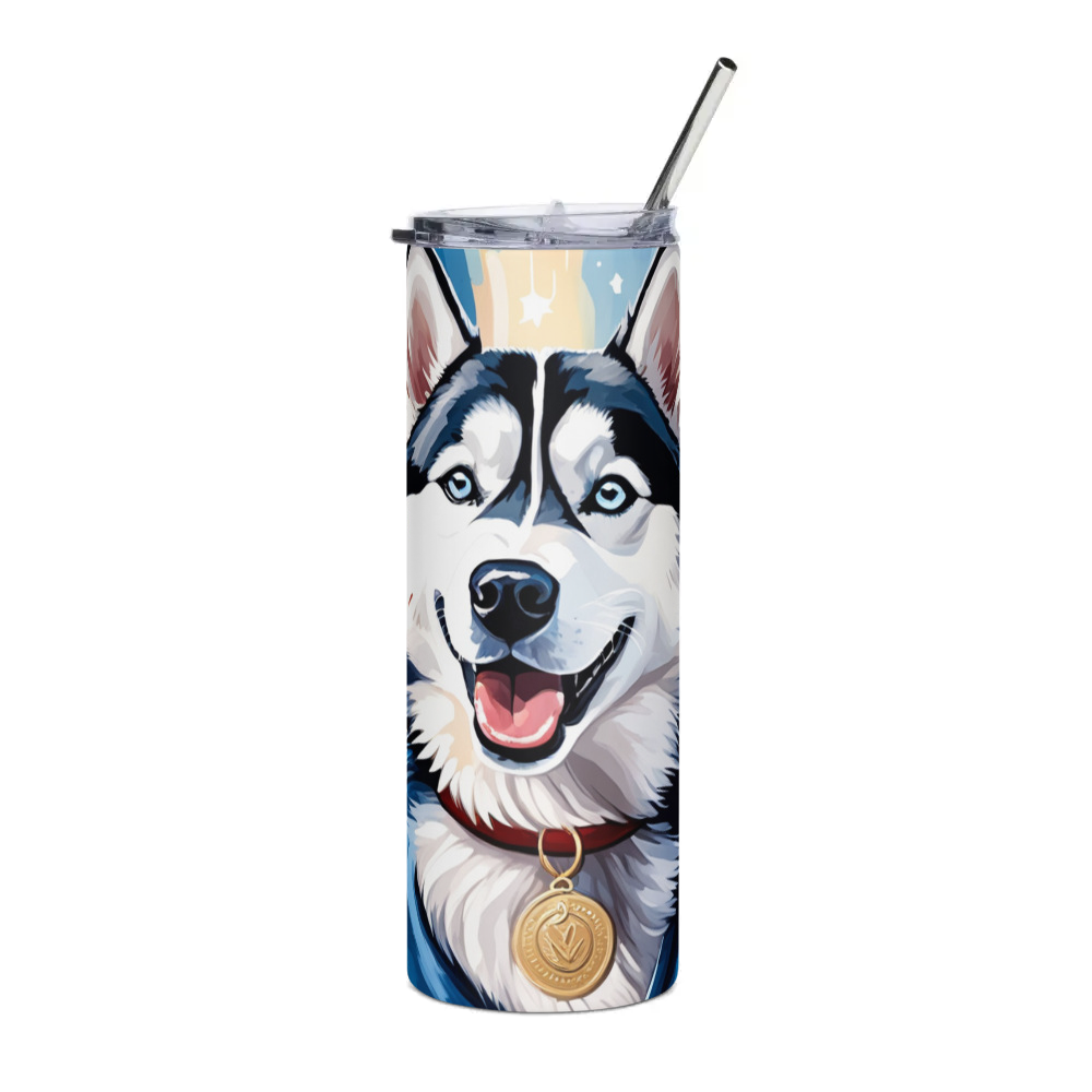 PugMug Custom Siberian Husky Stainless Steel Tumbler