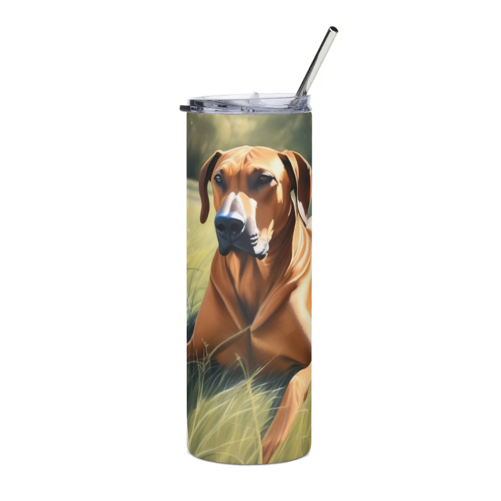 PugMug Custom Rhodesian Ridgeback Stainless Steel Tumbler