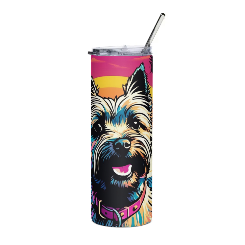 PugMug Custom Cairn Terrier Stainless Steel Tumbler