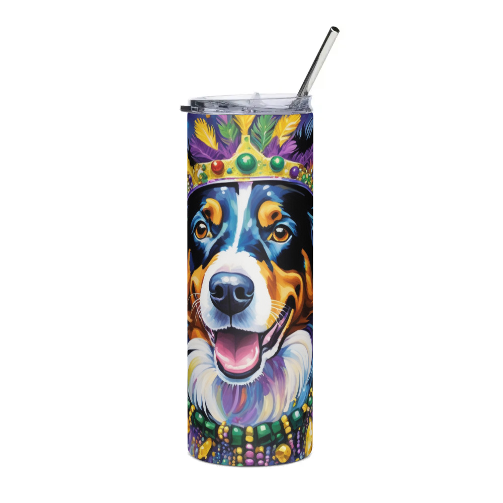 PugMug Custom Border Collie Stainless Steel Tumbler