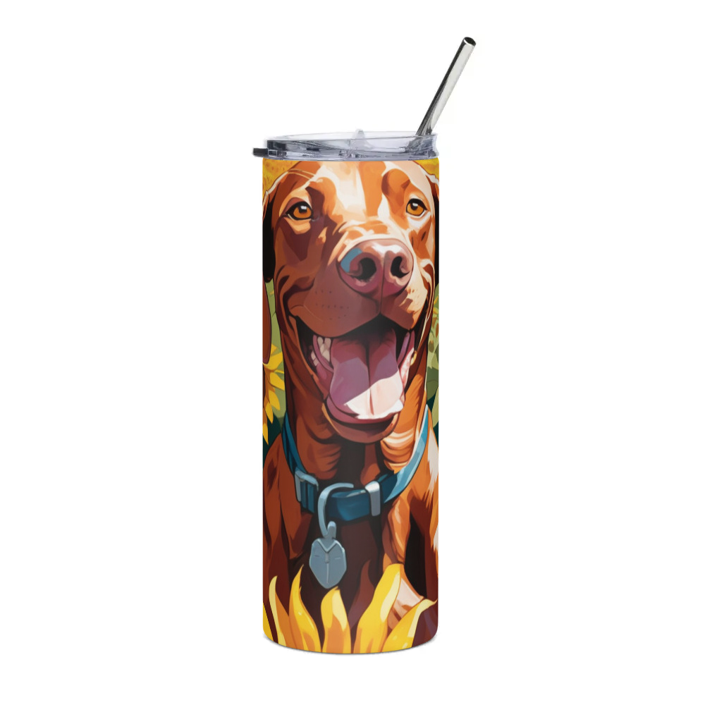 PugMug Custom Vizsla Stainless Steel Tumbler