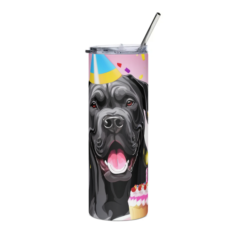 PugMug Custom Cane Corso Stainless Steel Tumbler