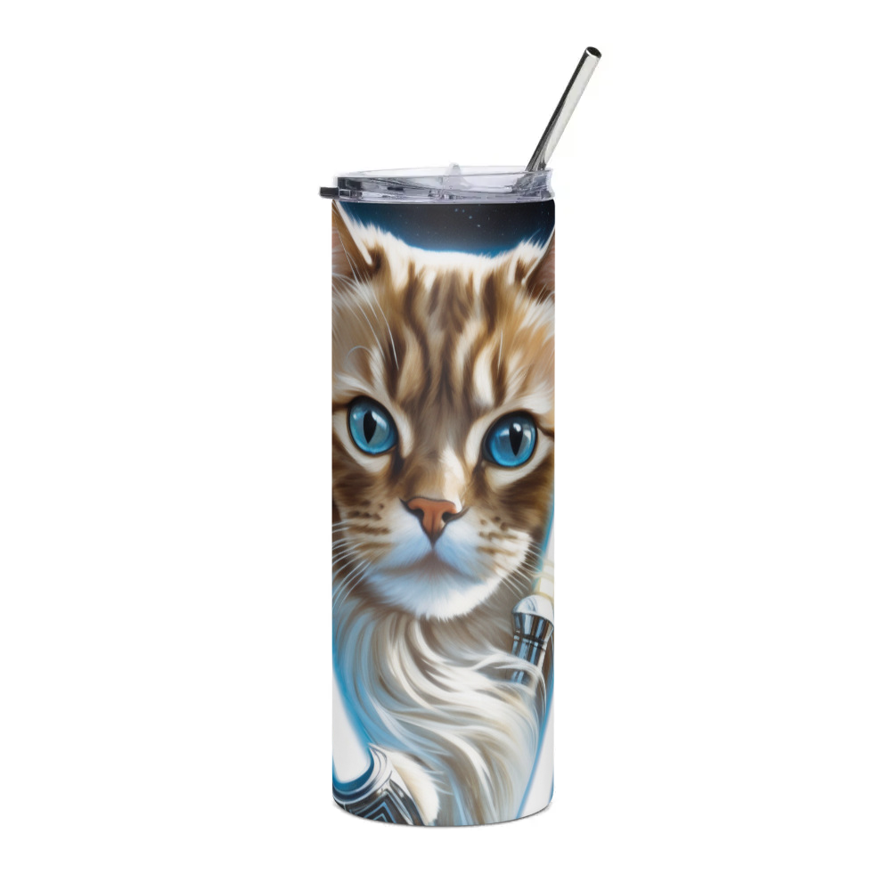 PugMug Custom Tabby Ragdoll Cat Stainless Steel Tumbler