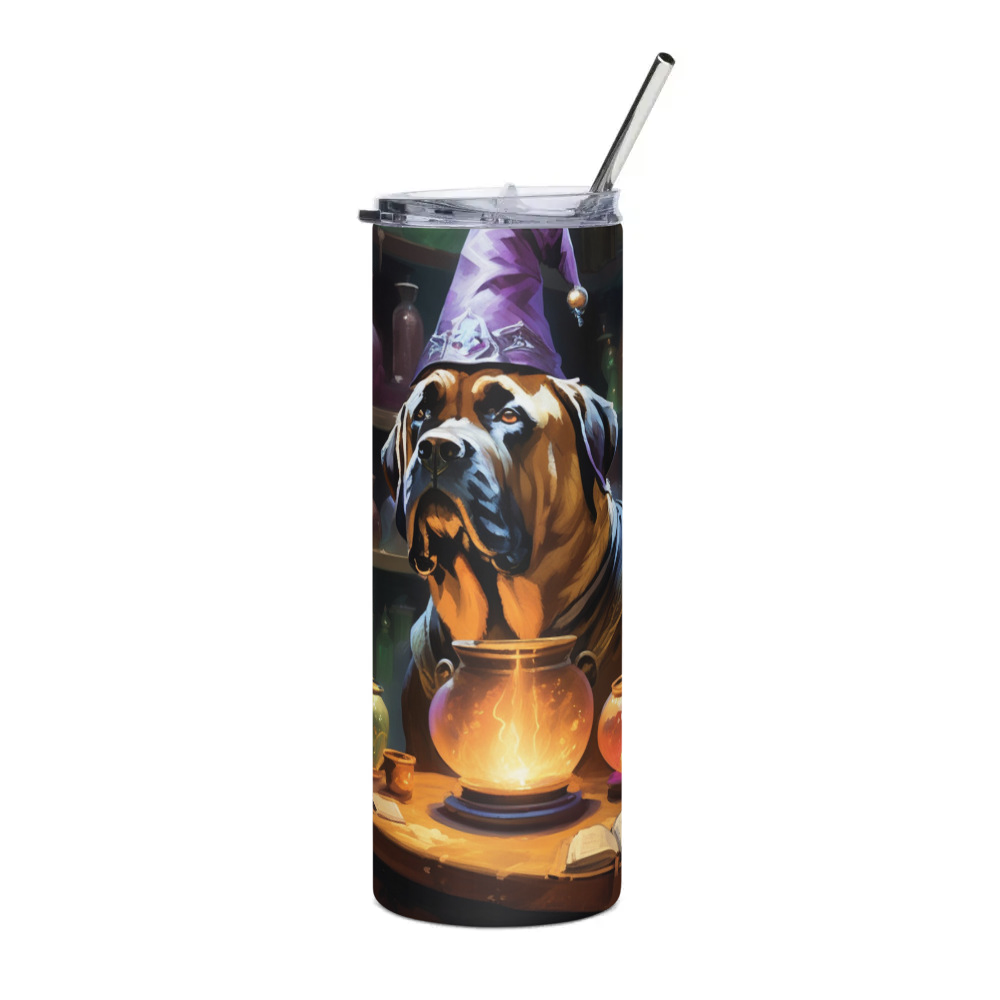 PugMug Custom Mastiff Stainless Steel Tumbler