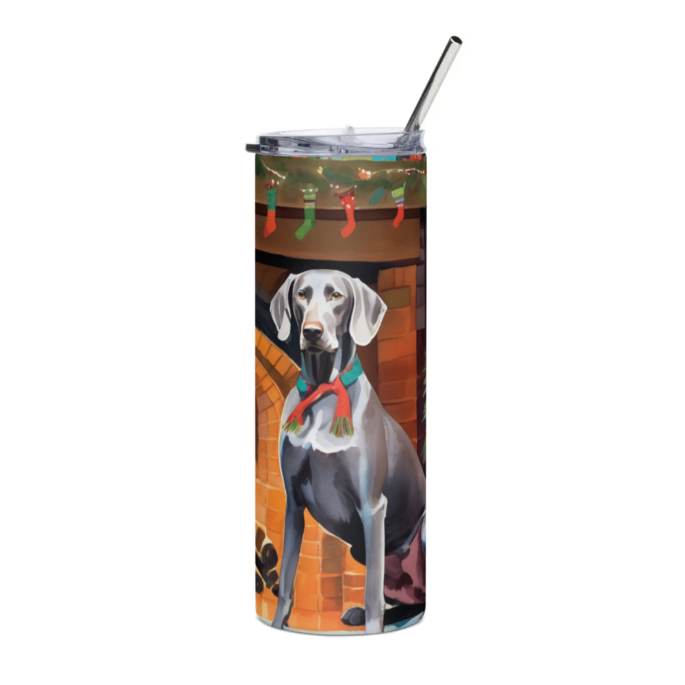 PugMug Custom Weimaraner Stainless Steel Tumbler