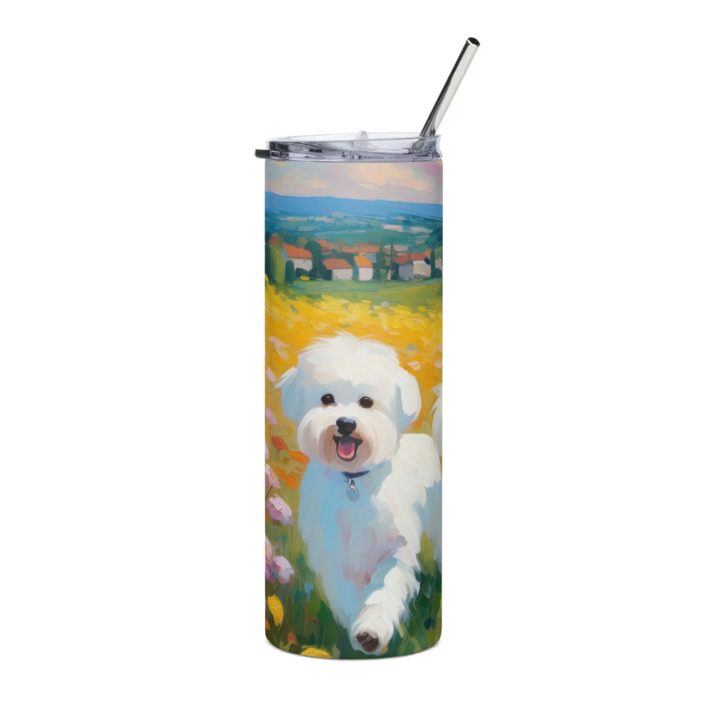 PugMug Custom Bichons Frise Stainless Steel Tumbler