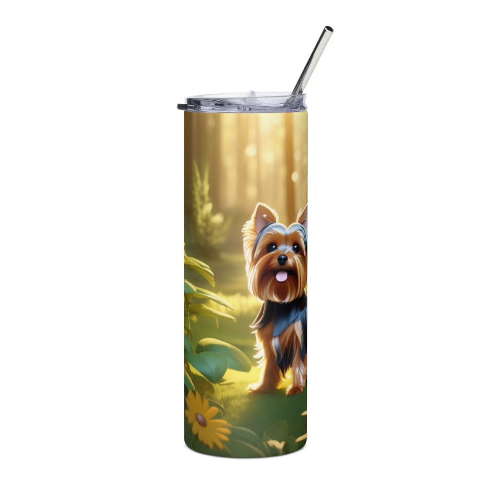 PugMug Custom Yorkshire Terrier Stainless Steel Tumbler