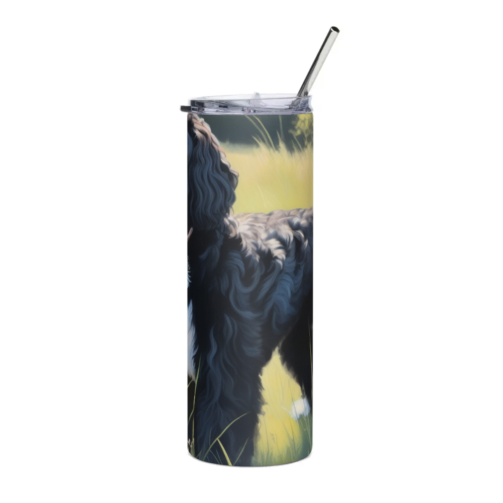 PugMug Custom Portuguese Water Dog Stainless Steel Tumbler