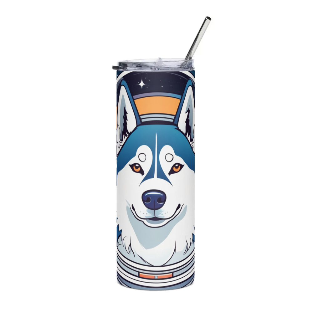 PugMug Custom Siberian Husky Stainless Steel Tumbler