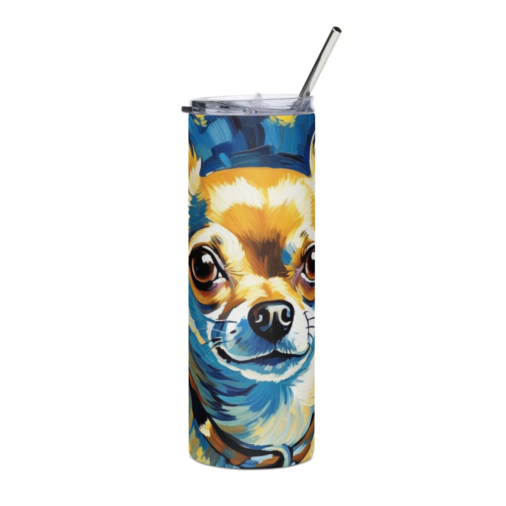 PugMug Custom Chihuahua Stainless Steel Tumbler