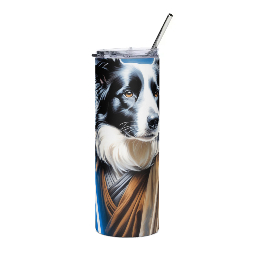 PugMug Custom Border Collie Stainless Steel Tumbler