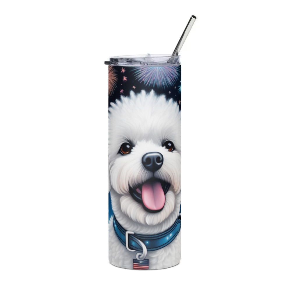 PugMug Custom Bichons Frise Stainless Steel Tumbler