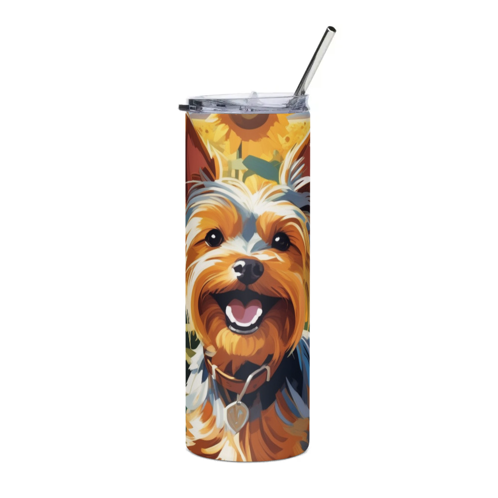 PugMug Custom Yorkshire Terrier Stainless Steel Tumbler