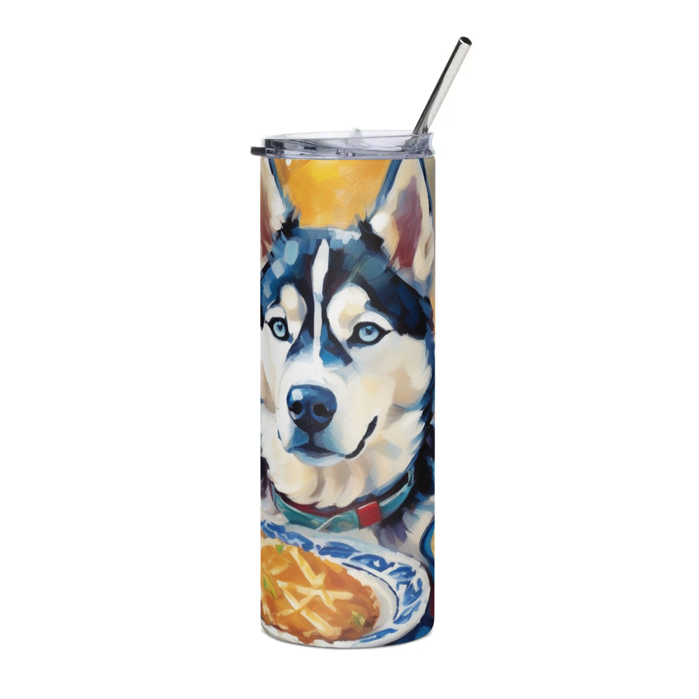 PugMug Custom Siberian Husky Stainless Steel Tumbler