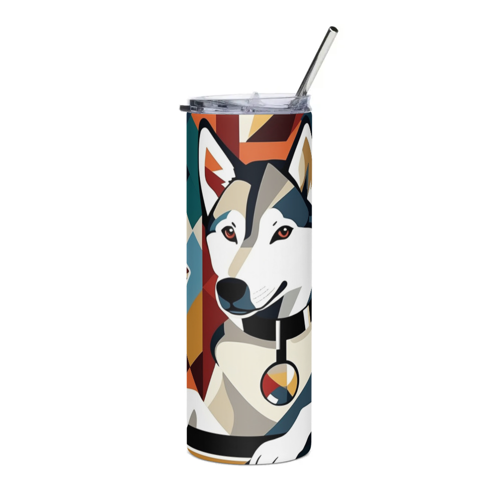 PugMug Custom Siberian Husky Stainless Steel Tumbler