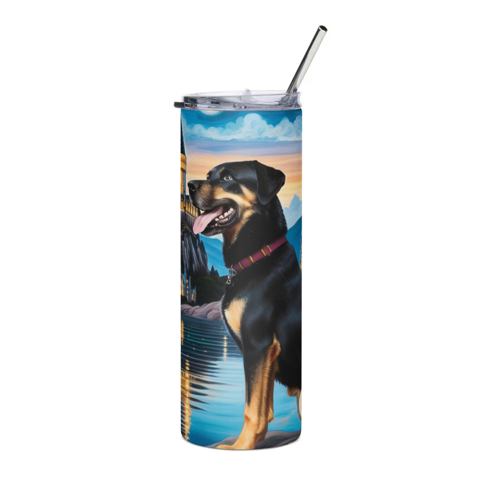 PugMug Custom Blue Stainless Steel Tumbler