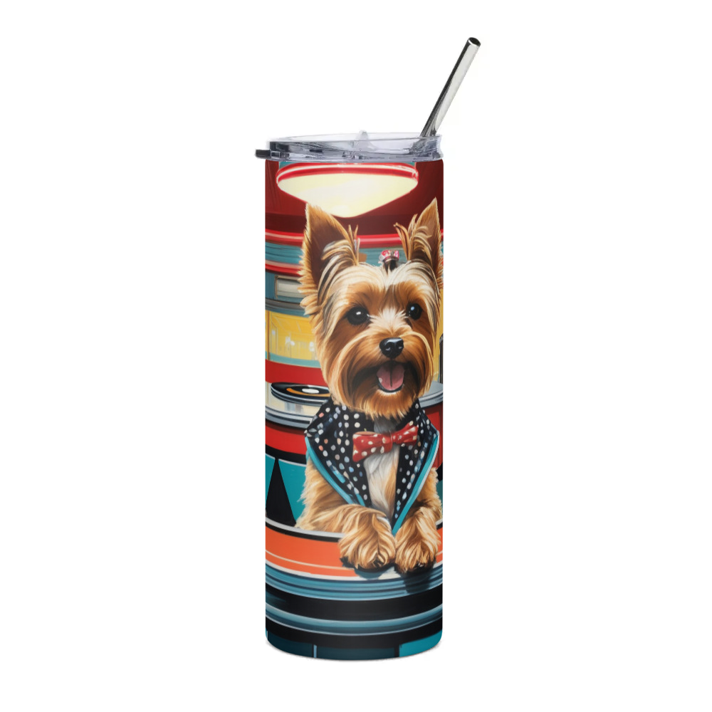 PugMug Custom Yorkshire Terrier Stainless Steel Tumbler