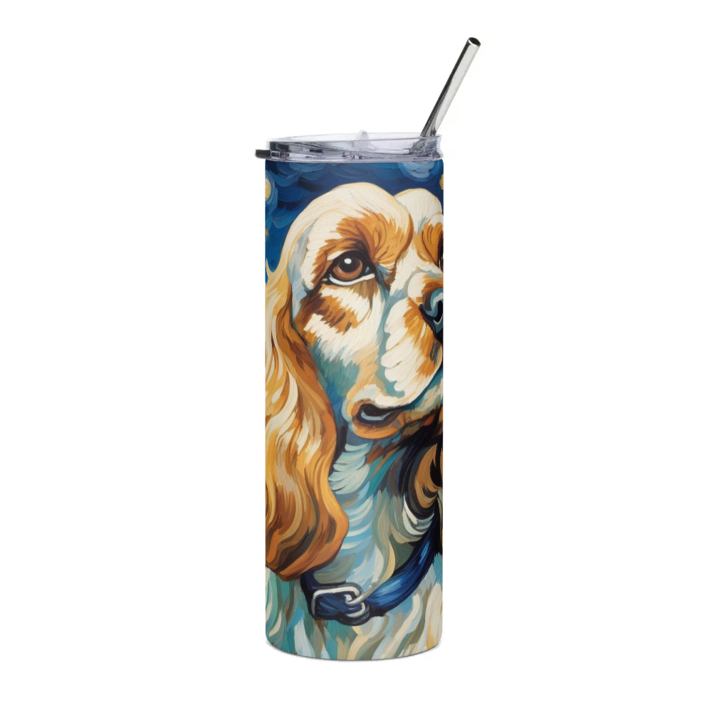 PugMug Custom Cocker Spaniel Stainless Steel Tumbler