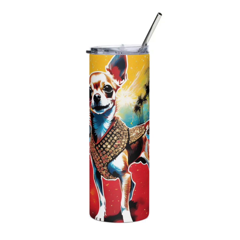 PugMug Custom Chihuahua Stainless Steel Tumbler