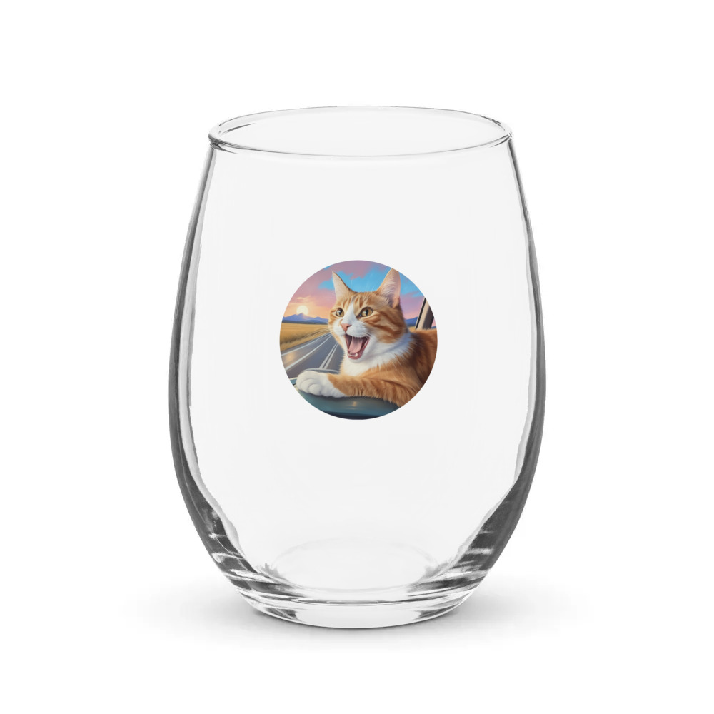 PugMug Custom Jack Jack Stemless Wine Glass