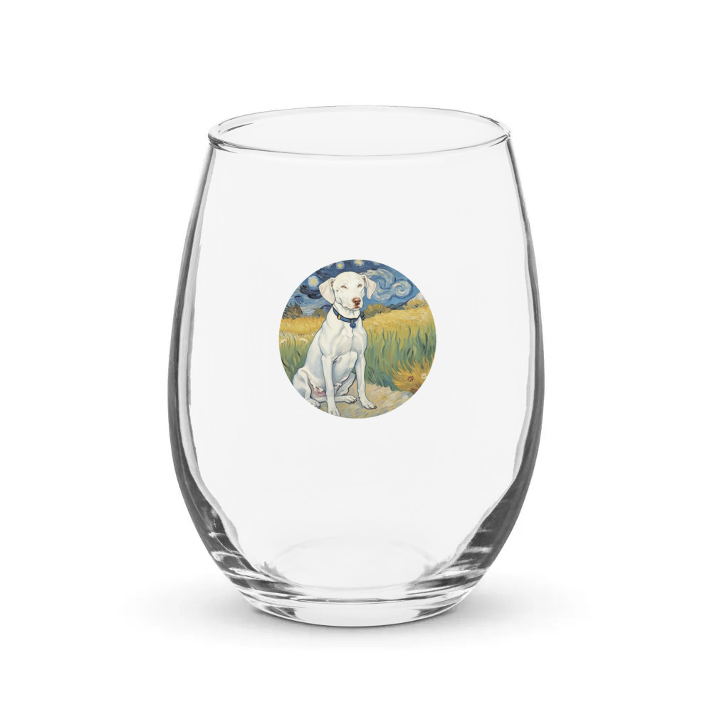 PugMug Custom Penny Stemless Wine Glass