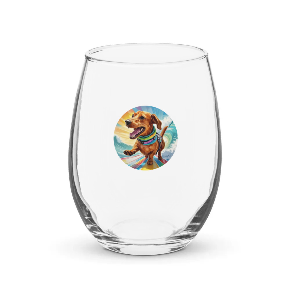 PugMug Custom Rex Stemless Wine Glass