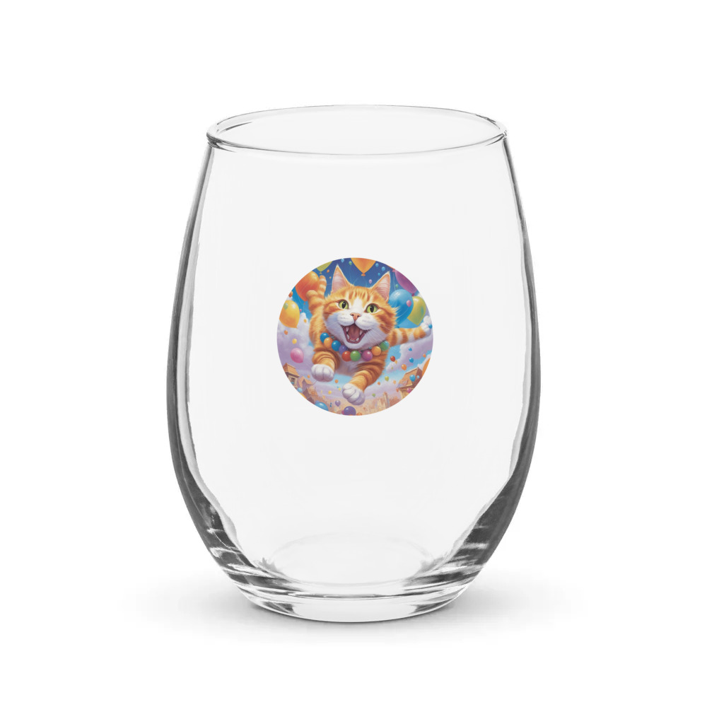 PugMug Custom Jack Jack Stemless Wine Glass