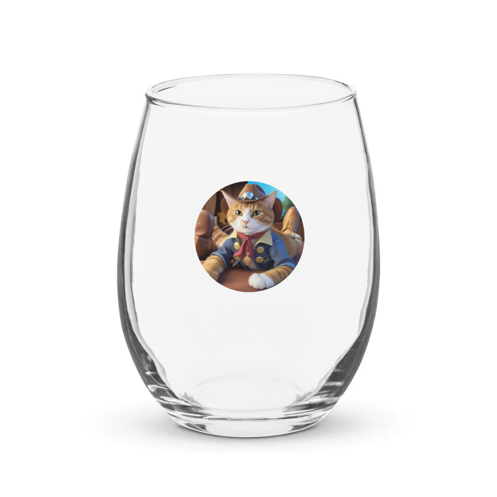 PugMug Custom Jack Jack Stemless Wine Glass