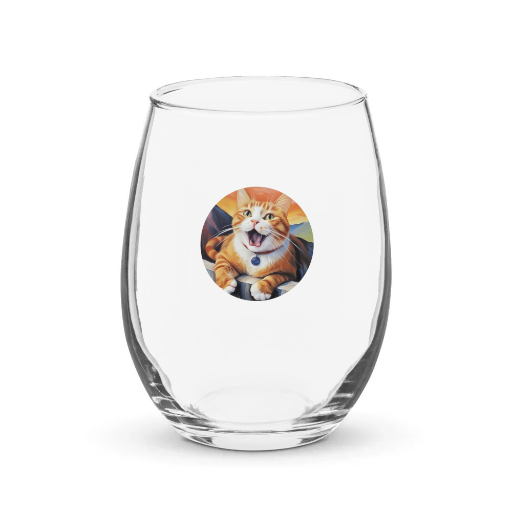 PugMug Custom Jack Jack Stemless Wine Glass