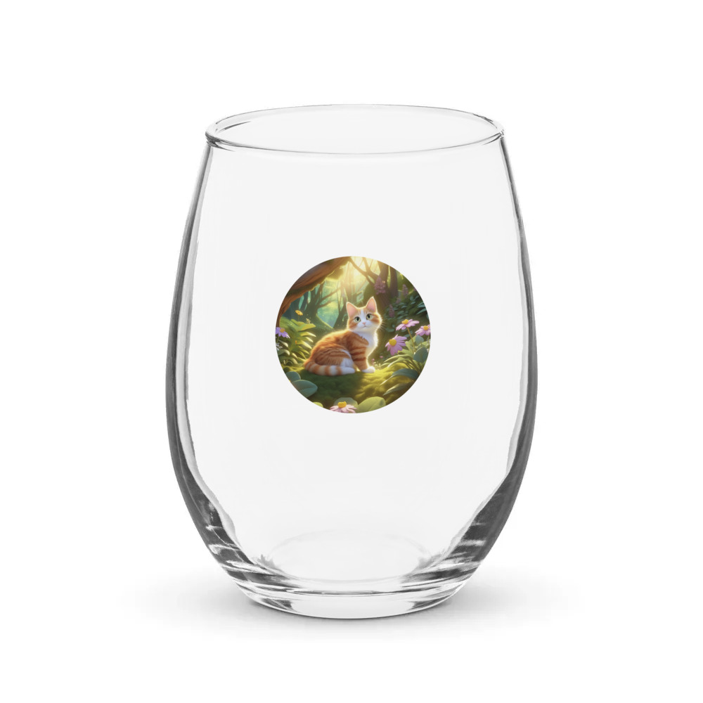 PugMug Custom Jack Jack Stemless Wine Glass