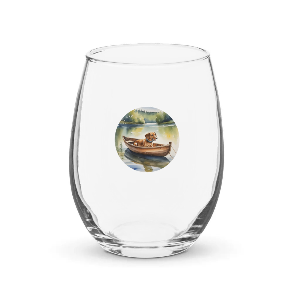 PugMug Custom Rex Stemless Wine Glass