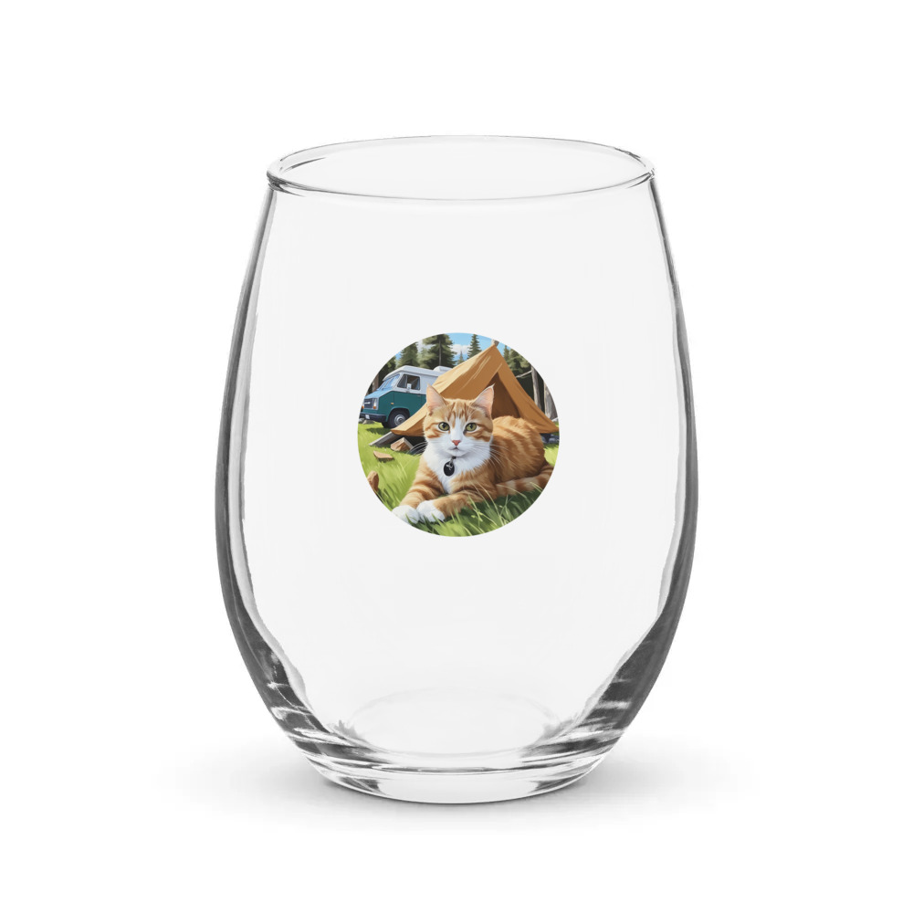 PugMug Custom Jack Jack Stemless Wine Glass