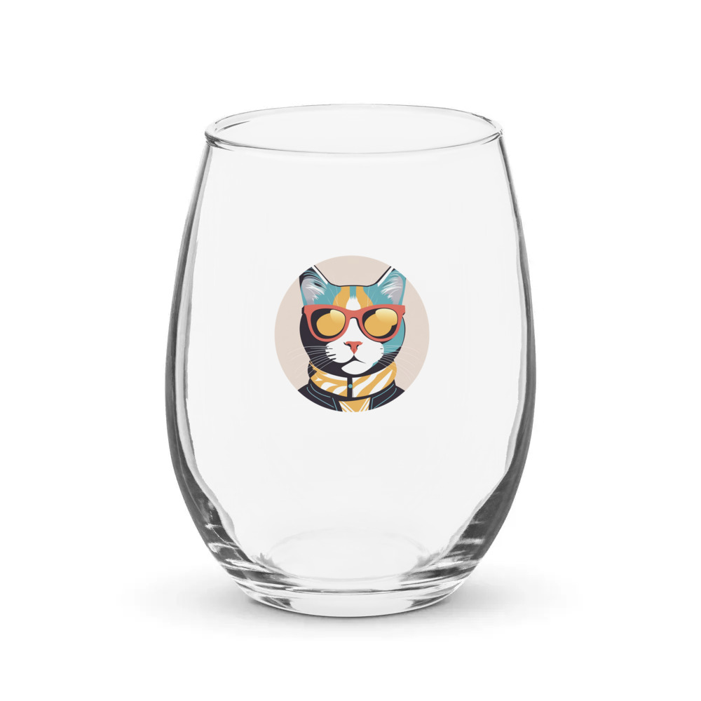 PugMug Custom Jack Jack Stemless Wine Glass