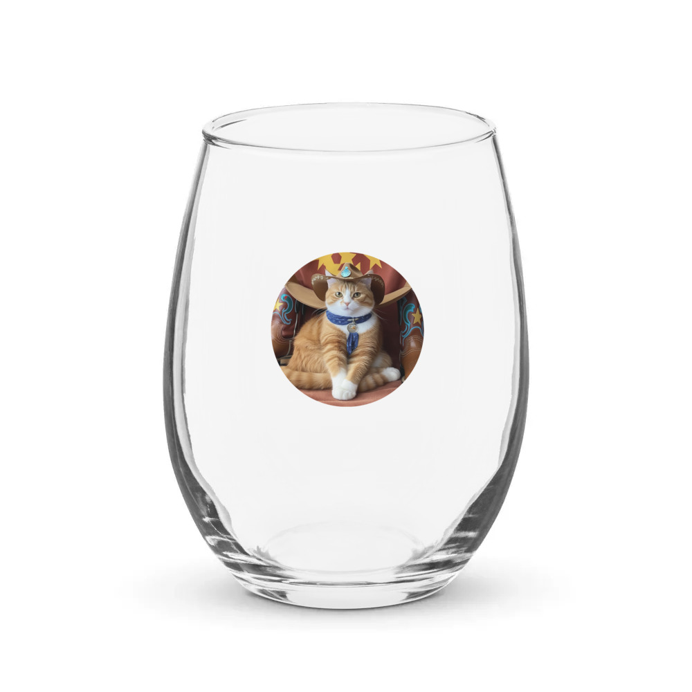 PugMug Custom Jack Jack Stemless Wine Glass