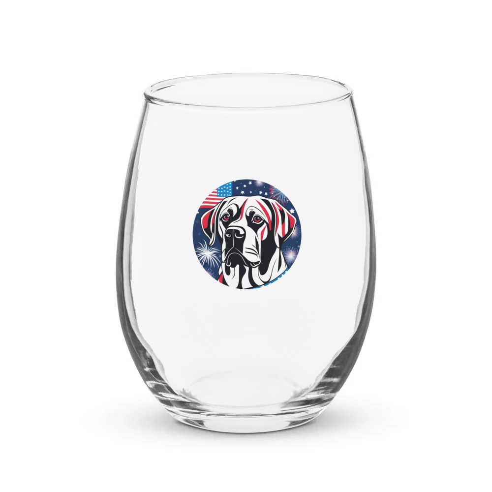 PugMug Custom Pet Stemless Wine Glass