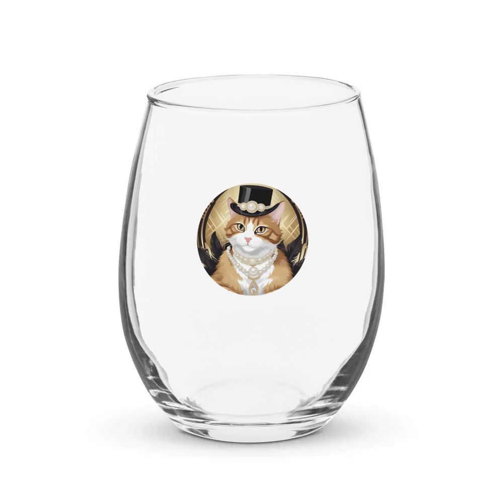 PugMug Custom Jack Jack Stemless Wine Glass