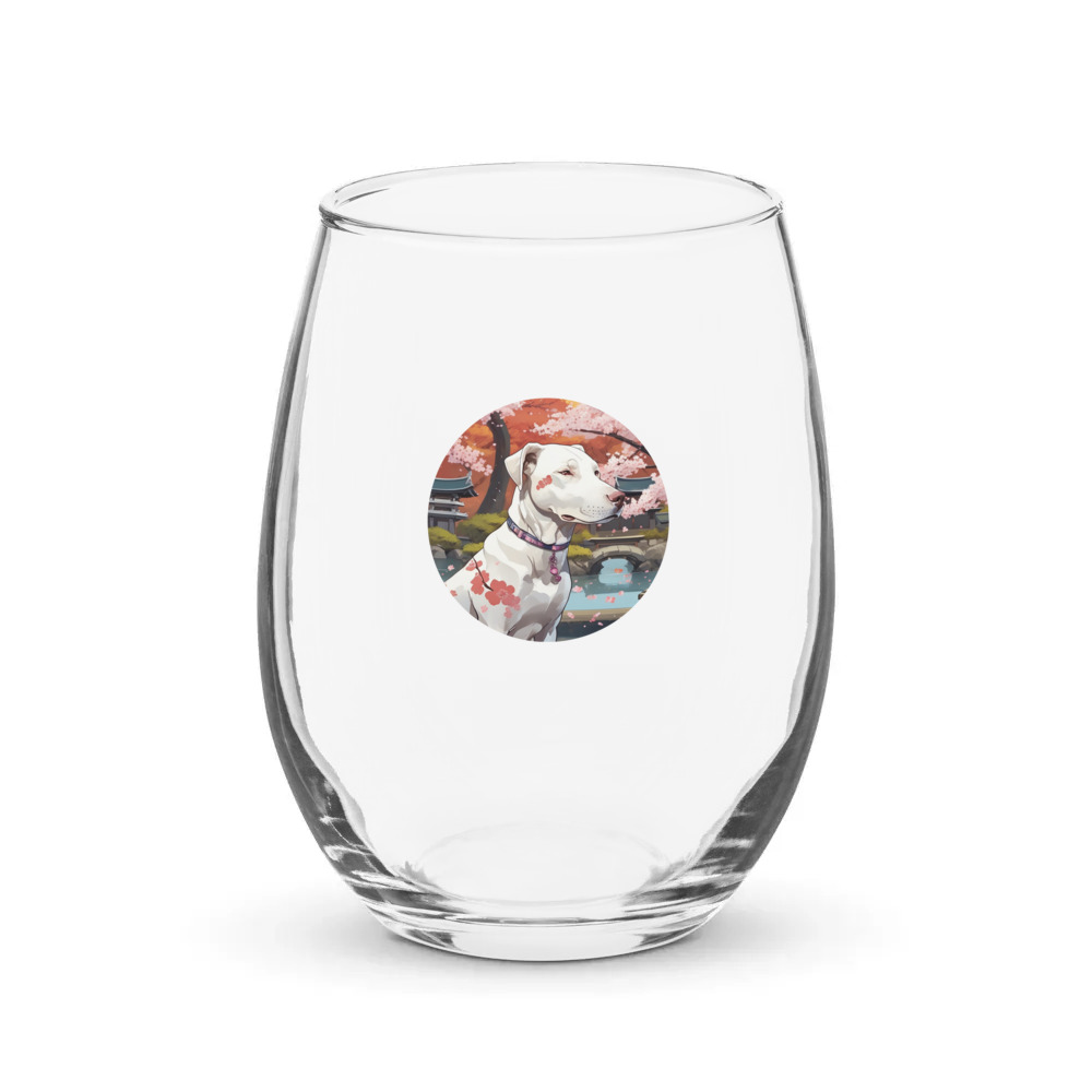 PugMug Custom Penny Stemless Wine Glass