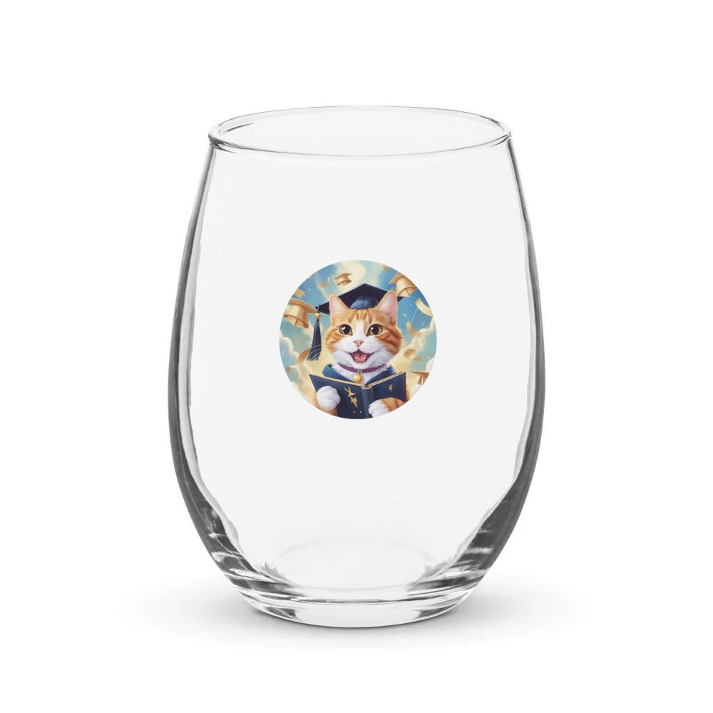 PugMug Custom Jack Jack Stemless Wine Glass